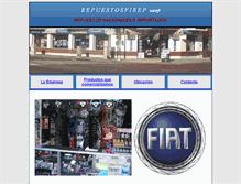 Tablet Screenshot of firep.com.ar